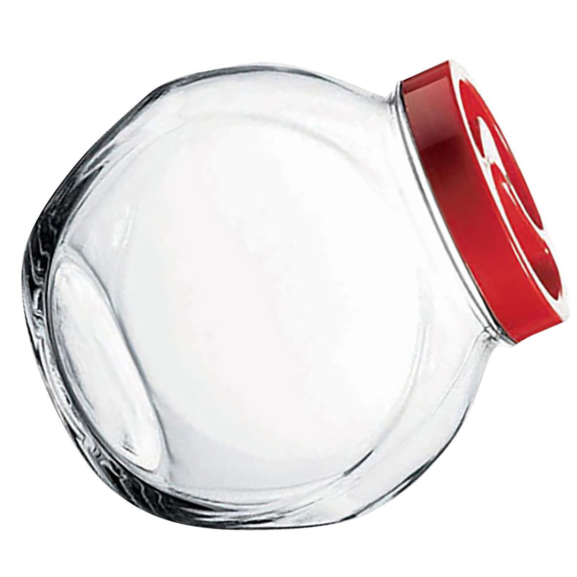 Snoeppot Sweets laten bedrukken inclusief een rode deksel Snoeppot Sweets laten bedrukken inclusief een rode deksel